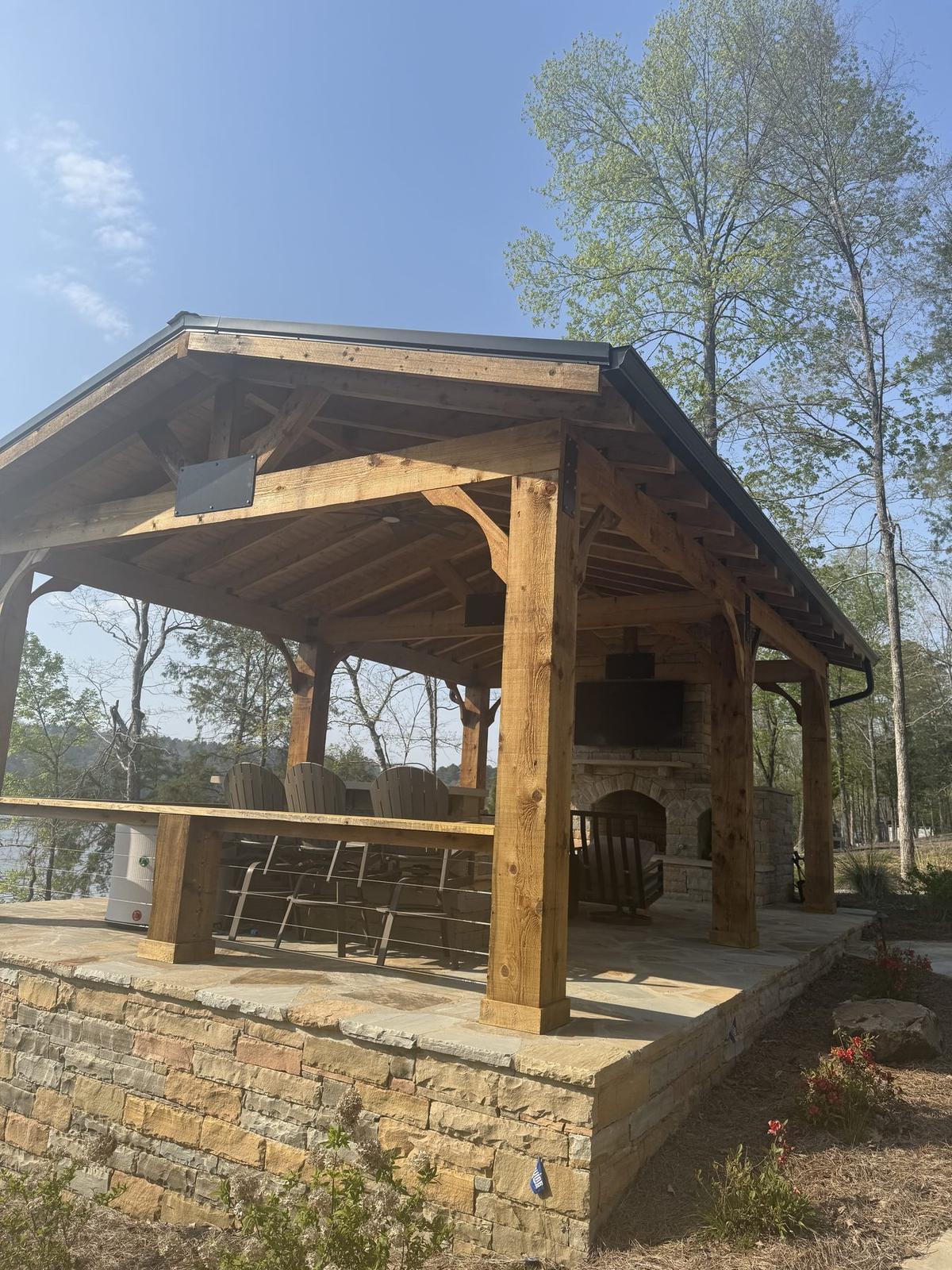 beautifully restored deck in Birmingham Alabama