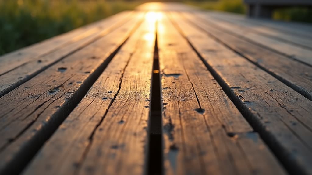Restored deck in Helena showing before and after transformation