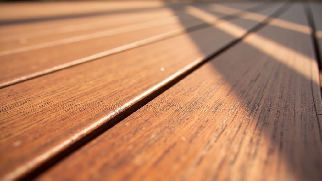 ipe deck surface finished streaked