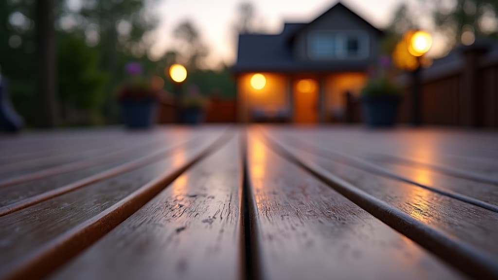 beautifully cleaned trex composite deck in birmingham al