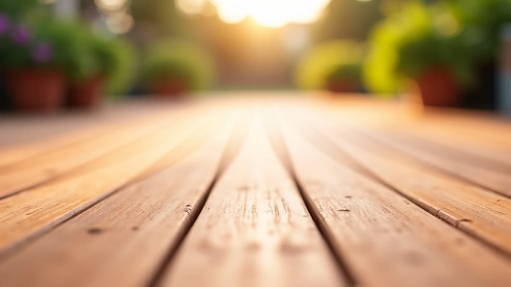 beautifully restored deck in Vestavia Hills