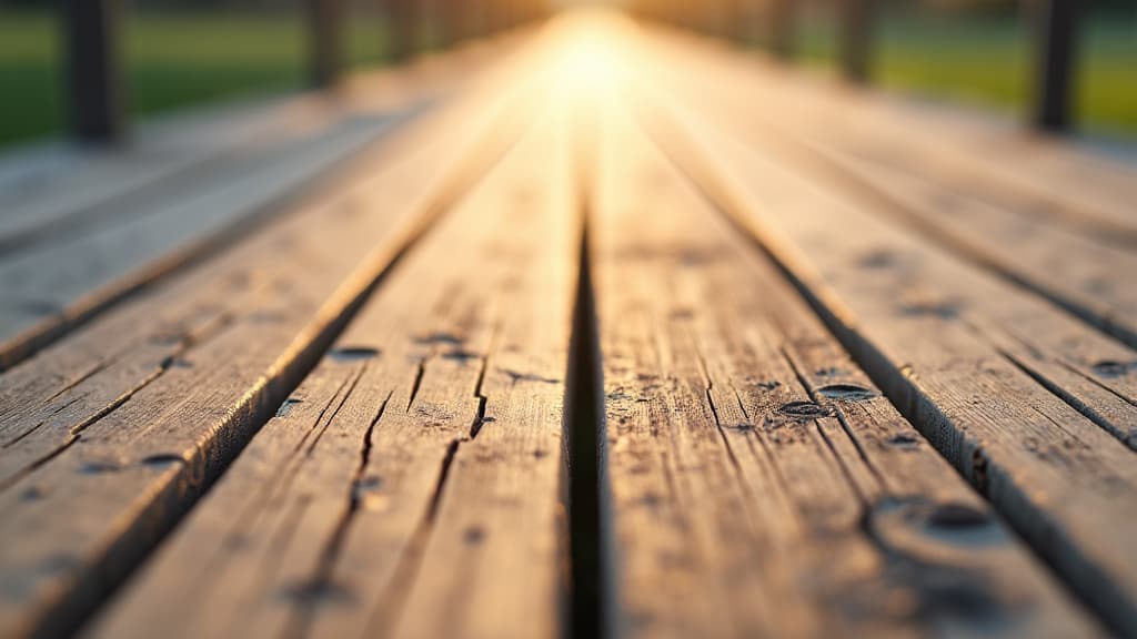 Wood deck with structural repair needs in Mountain Brook