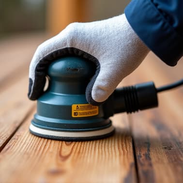 Deck cleaning experts preparing a deck for restoration in Homewood AL