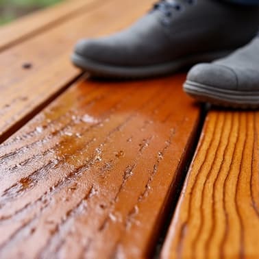 wet on wet deck stain application vestavia hills al