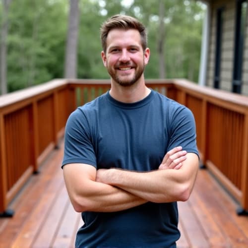 deck cleaning with pH balanced solution low pressure rinse