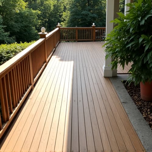 restored Trex deck in Mountain Brook, AL