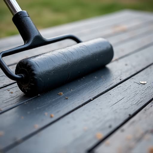 solid color stained deck in Vestavia Hills, AL