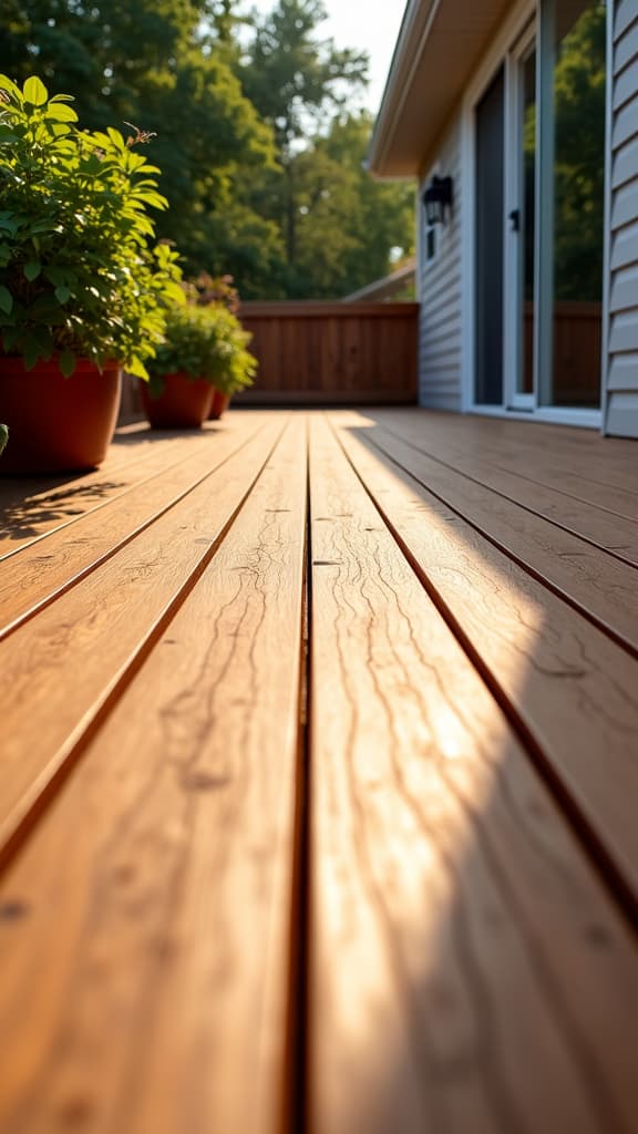 professionally restored and refinished deck in Cahaba Heights, AL