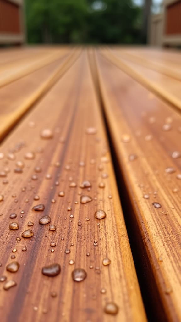 Deck with fresh semi-transparent stain in Birmingham, AL