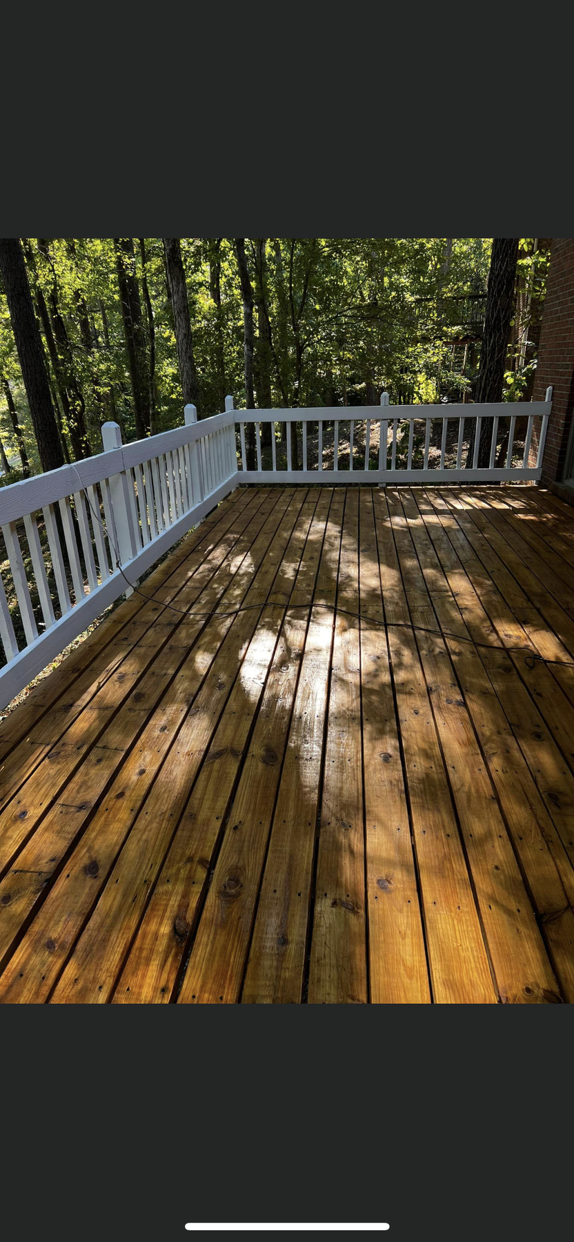 Deck restoration project by Alabama Deck Restoration
