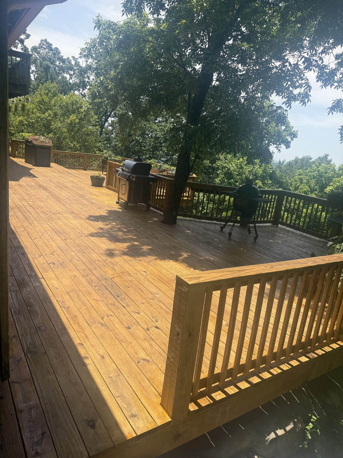 Deck restoration project by Alabama Deck Restoration